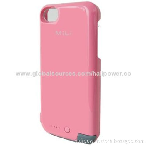 Battery Case for iPhone 5, 2,200mAh Capacity with CE, ROHS